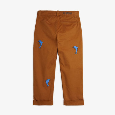 DOLPHIN EMBROIDERED CHINOS