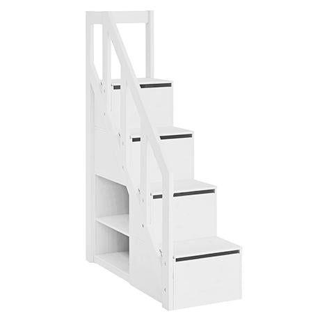 STEPLADDER / STORAGE FOR HIGH-RISE BED-WHIT