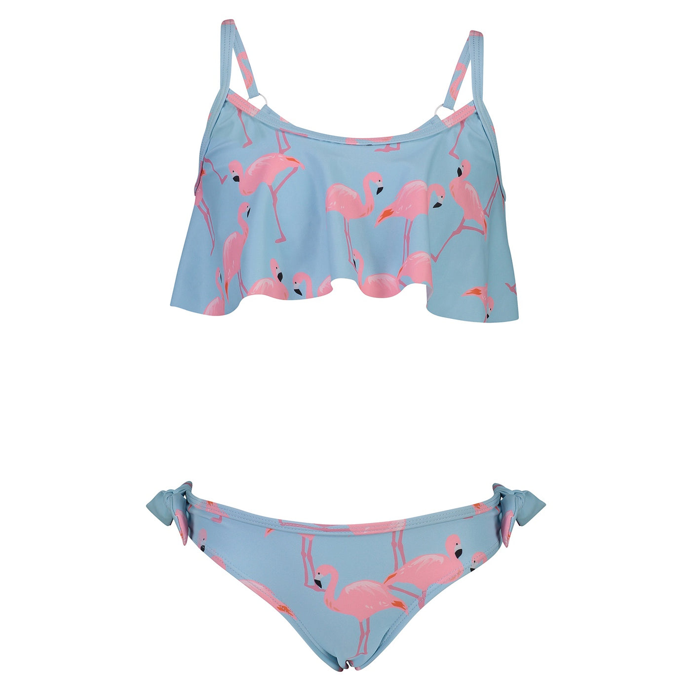 Flamingo Social Flounce Bikini