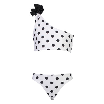 Black & White Spot Reversible One Should Bikini