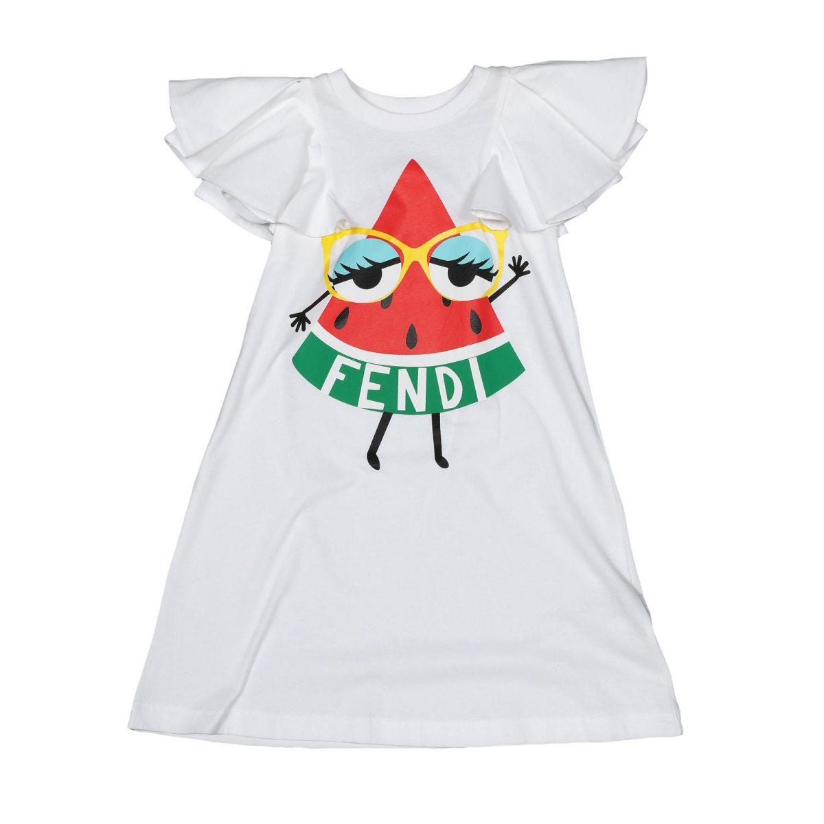 Watermelon Dress in Jersey with logo